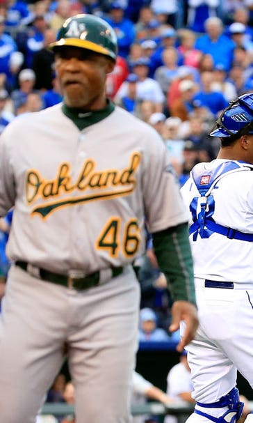 Lawrie, A's react to suspension of Royals' Herrera